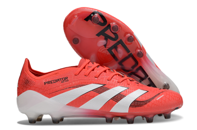 Adidas Predator 25 Elite AG Artificial Grass Soccer Cleats - Red/White/Black
