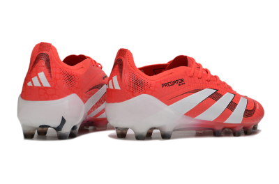 Adidas Predator 25 Elite AG Artificial Grass Soccer Cleats - Red/White/Black