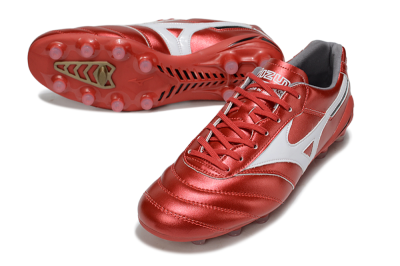 Mizuno Morelia 2 FG Firm Ground Soccer Cleats - Red/White