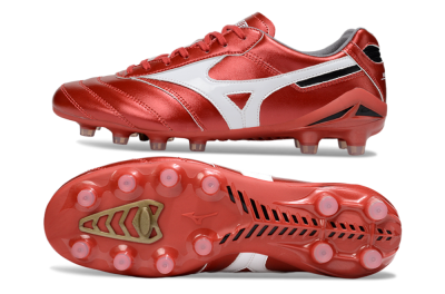 Mizuno Morelia 2 FG Firm Ground Soccer Cleats - Red/White