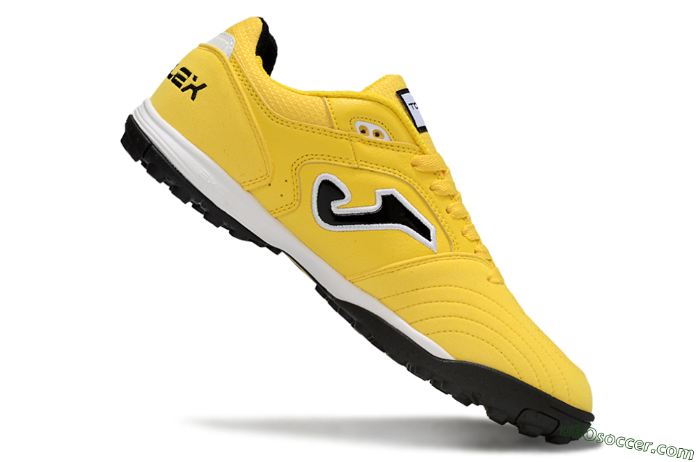 Joma Top Flex TF Artificial Turf Soccer Shoes - Yellow/Black/White 4