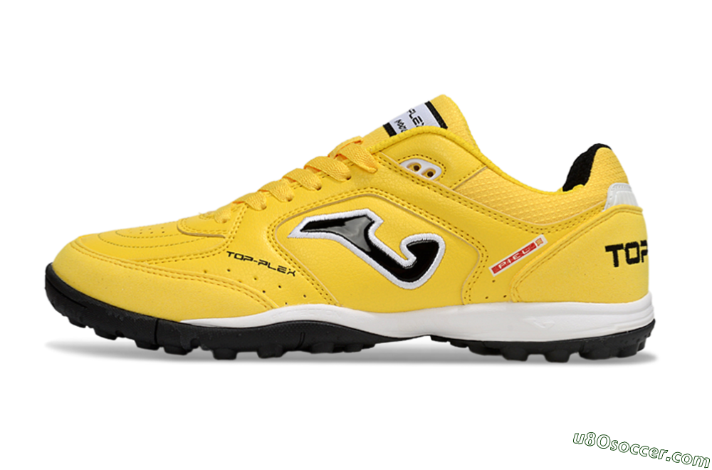 Joma Top Flex TF Artificial Turf Soccer Shoes - Yellow/Black/White 2