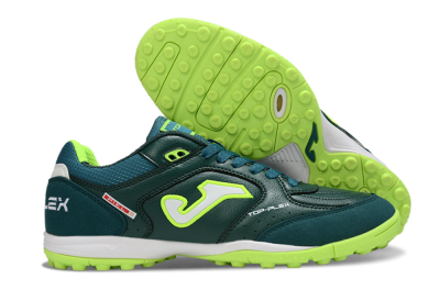 Joma Top Flex TF Artificial Turf Soccer Shoes - Green/Yellow/White