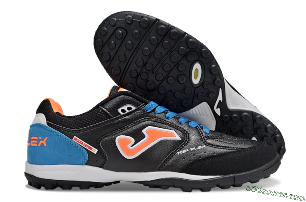 Joma Top Flex TF Artificial Turf Soccer Shoes - Black/Red/Blue 1