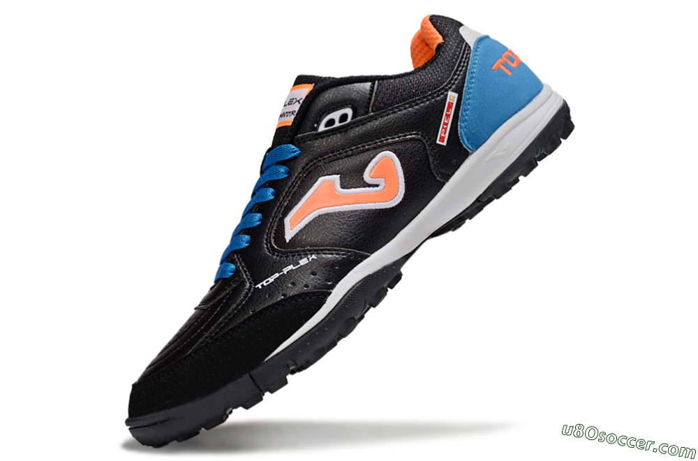 Joma Top Flex TF Artificial Turf Soccer Shoes - Black/Red/Blue 5