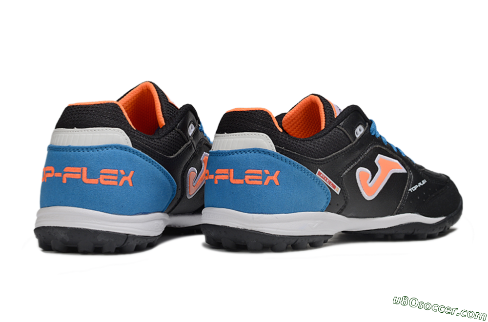 Joma Top Flex TF Artificial Turf Soccer Shoes - Black/Red/Blue 6