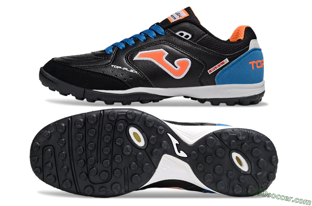 Joma Top Flex TF Artificial Turf Soccer Shoes - Black/Red/Blue 0