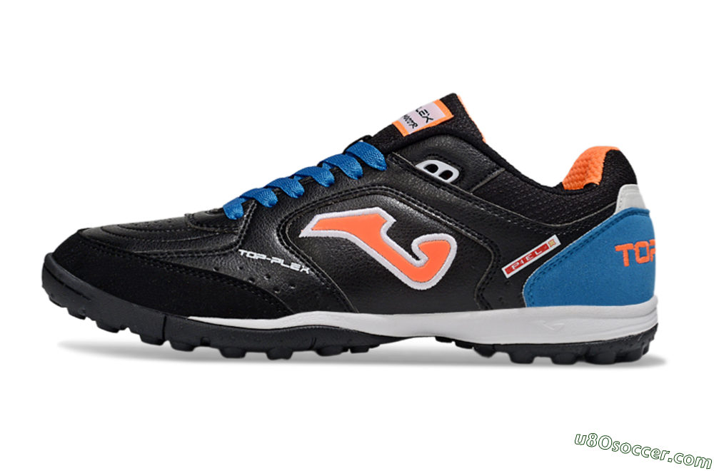 Joma Top Flex TF Artificial Turf Soccer Shoes - Black/Red/Blue 2