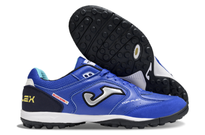 Joma Top Flex TF Artificial Turf Soccer Shoes - Blue/Black/Silver