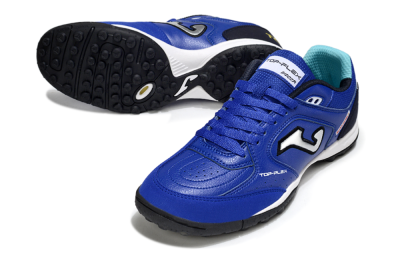 Joma Top Flex TF Artificial Turf Soccer Shoes - Blue/Black/Silver