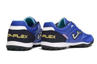 Joma Top Flex TF Artificial Turf Soccer Shoes - Blue/Black/Silver