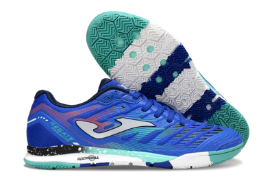 Joma Top Flex IC Indoor & Futsal Soccer Shoes - Blue/Jade/Red