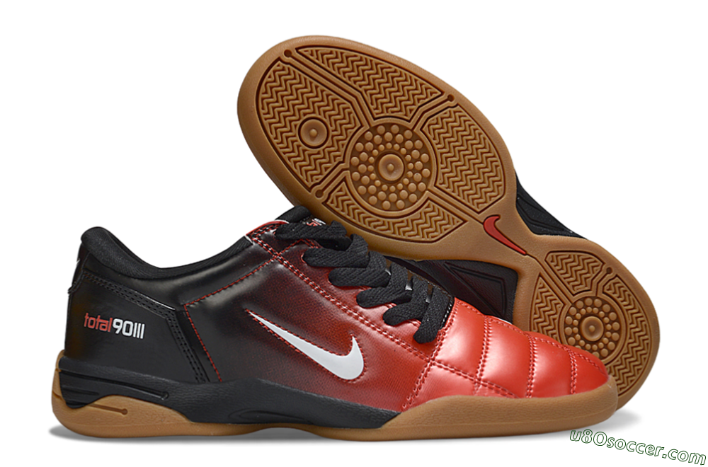 Nike Total 90 III IC Indoor & Futsal Soccer Shoes - Red/White/Black 1