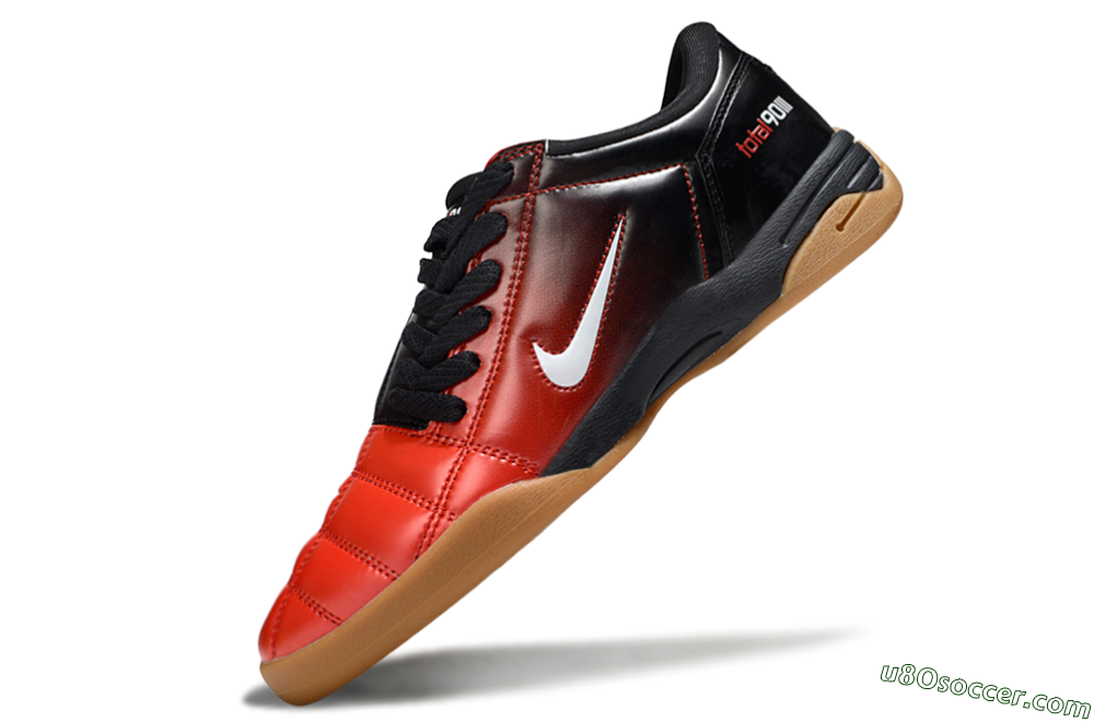 Nike Total 90 III IC Indoor & Futsal Soccer Shoes - Red/White/Black 5