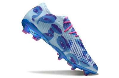Puma Future 8 Ultimate FG Firm Ground Soccer Cleats - Blue/Pink/Black