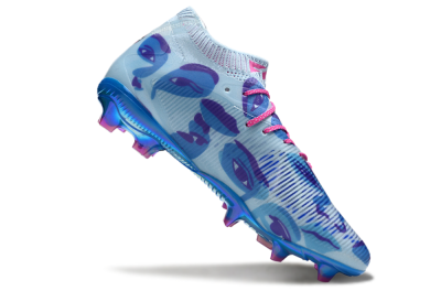 Puma Future 8 Ultimate FG Firm Ground Soccer Cleats - Blue/Pink/Black
