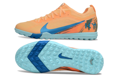 Nike Air Zoom Mercurial Vapor 16 Pro TF Artificial Turf Soccer Shoes - Orange/Blue/Jade