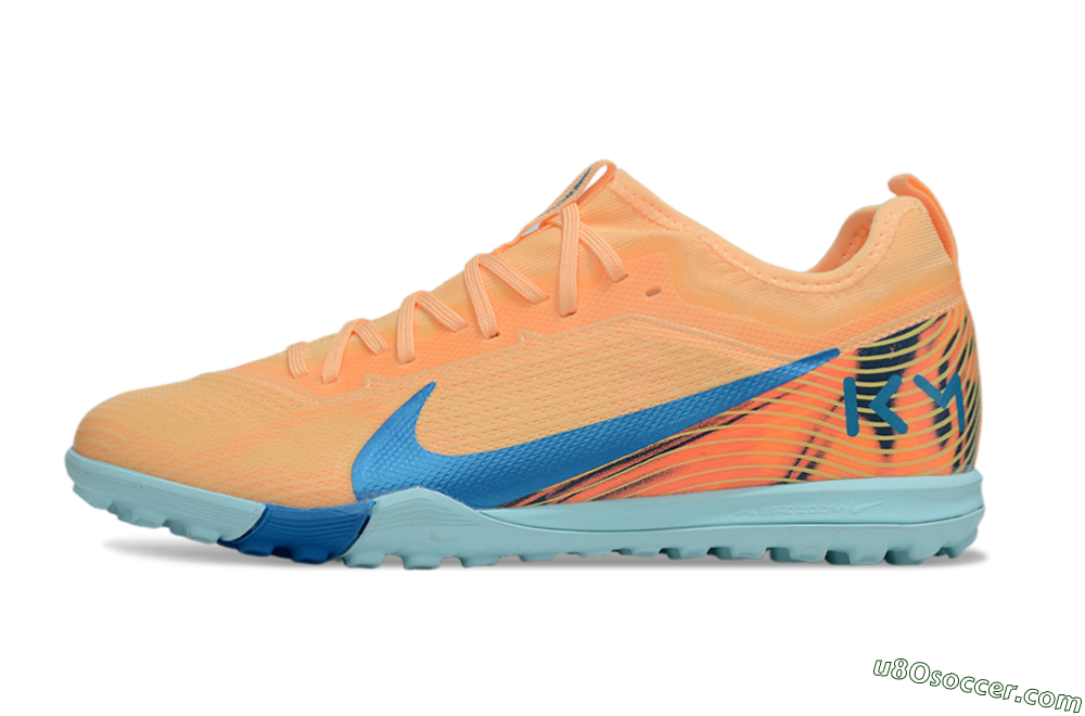 Nike Air Zoom Mercurial Vapor 16 Pro TF Artificial Turf Soccer Shoes - Orange/Blue/Jade 2