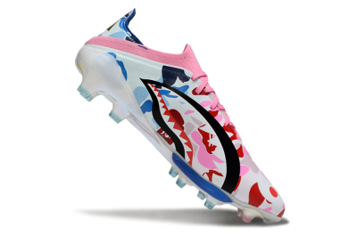Adidas F50+ Elite Lightstrike Pro FG Firm Ground Soccer Cleats - Pink/Red/Blue