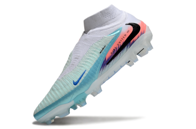 Nike Phantom 6 High Elite FG Firm Ground Soccer Cleats - Jade/White/Red
