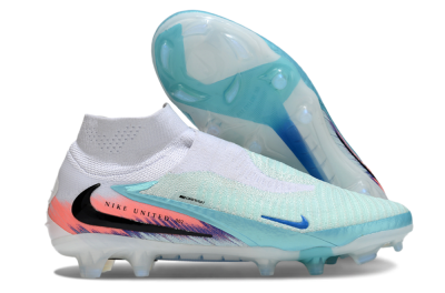 Nike Phantom 6 High Elite FG Firm Ground Soccer Cleats - Jade/White/Red