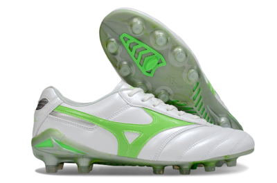 Mizuno Morelia 2 FG Firm Ground Soccer Cleats - White/Yellow