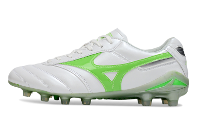 Mizuno Morelia 2 FG Firm Ground Soccer Cleats - White/Yellow
