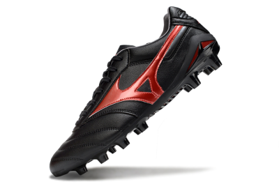 Mizuno Morelia 2 FG Firm Ground Soccer Cleats - Black/Red