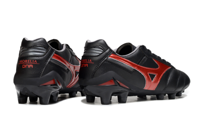 Mizuno Morelia 2 FG Firm Ground Soccer Cleats - Black/Red
