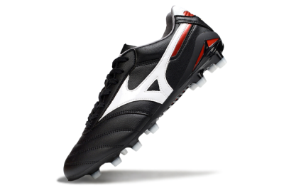 Mizuno Morelia 2 FG Firm Ground Soccer Cleats - Black/White/Red