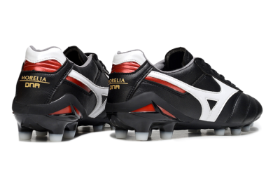 Mizuno Morelia 2 FG Firm Ground Soccer Cleats - Black/White/Red