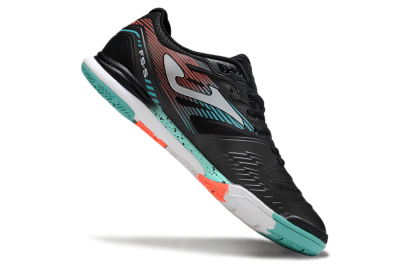 Joma Top Flex IC Indoor & Futsal Soccer Shoes - Black/Jade/Red
