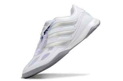 Adidas Predator 25 Elite Foldover Tongue IC Indoor & Futsal Soccer Shoes - Beige/White/Silver