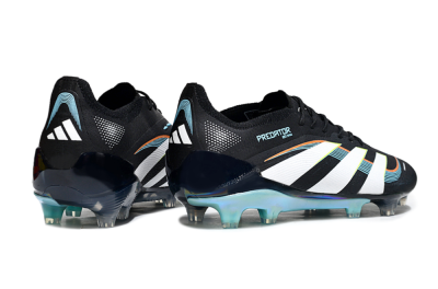 Adidas Predator 25 Elite FG Firm Ground Soccer Cleats - Black/White/Jade