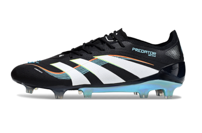 Adidas Predator 25 Elite FG Firm Ground Soccer Cleats - Black/White/Jade