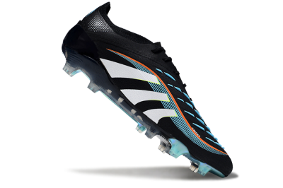 Adidas Predator 25 Elite FG Firm Ground Soccer Cleats - Black/White/Jade