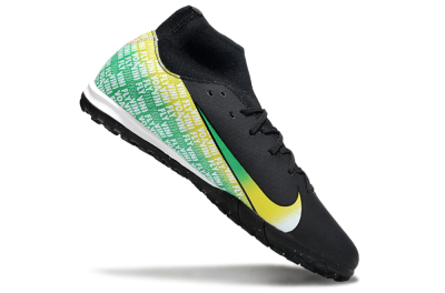 Nike Air Zoom Mercurial Superfly 10 Academy TF Artificial Turf Soccer Shoes - Black/Yellow/Red