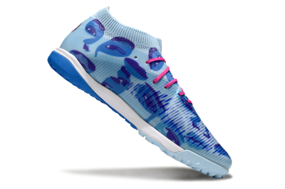 Puma Future 8 Ultimate TF Artificial Turf Soccer Shoes - Blue/Pink/White