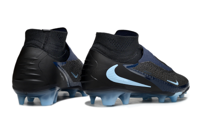 Nike Phantom 6 Elite High FG Firm Ground Soccer Cleats - Silver/White/Black