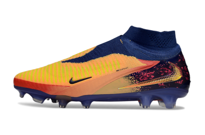Nike Phantom 6 Elite FG Firm Ground Soccer Cleats - Red/Yellow/Blue