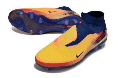 Nike Phantom 6 Elite FG Firm Ground Soccer Cleats - Red/Yellow/Blue
