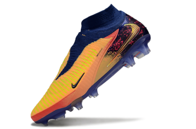 Nike Phantom 6 Elite FG Firm Ground Soccer Cleats - Red/Yellow/Blue