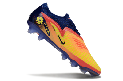 Nike Phantom 6 Elite Low FG Firm Ground Soccer Cleats - Yellow/Red/Blue/Gold