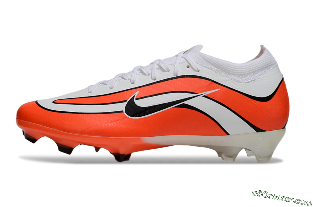 Nike Air Zoom Mercurial Vapor 15 Elite R9 1998 FG Firm Ground Soccer Cleats - White/Red/Black 2