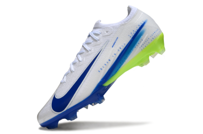 Nike Air Zoom Mercurial Vapor 16 Elite FG Firm Ground Soccer Cleats - White/Blue/Yellow
