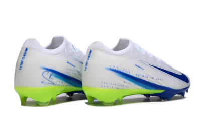 Nike Air Zoom Mercurial Vapor 16 Elite FG Firm Ground Soccer Cleats - White/Blue/Yellow
