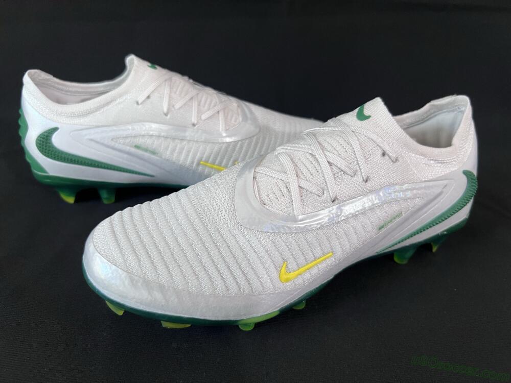 Nike Phantom 6 Low Elite FG Firm Ground Soccer Cleats - White/Silver/Gold