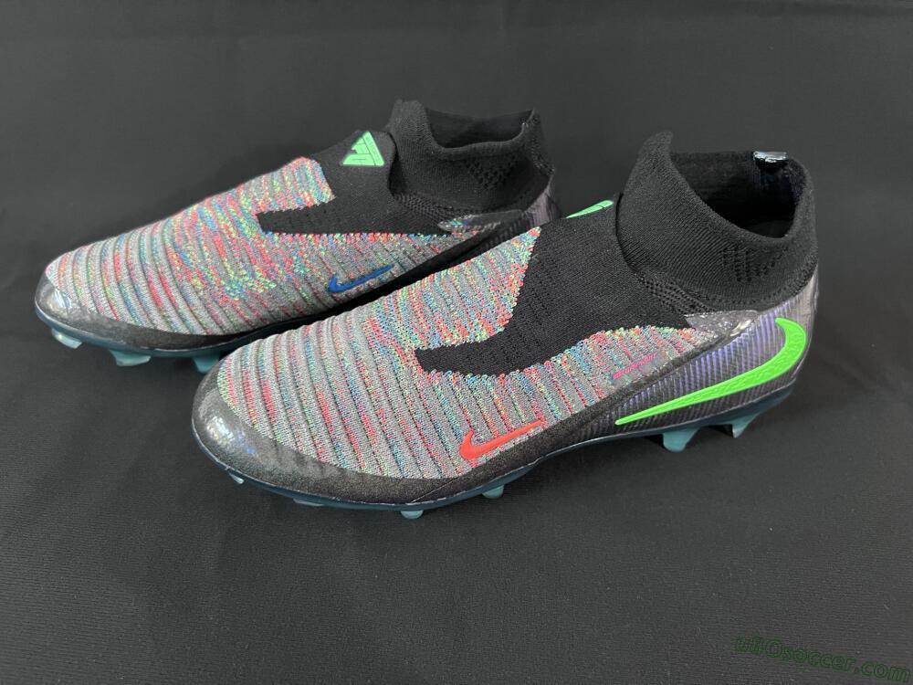 Nike Phantom 6 Elite FG Firm Ground Soccer Cleats - Black/Yellow/Red