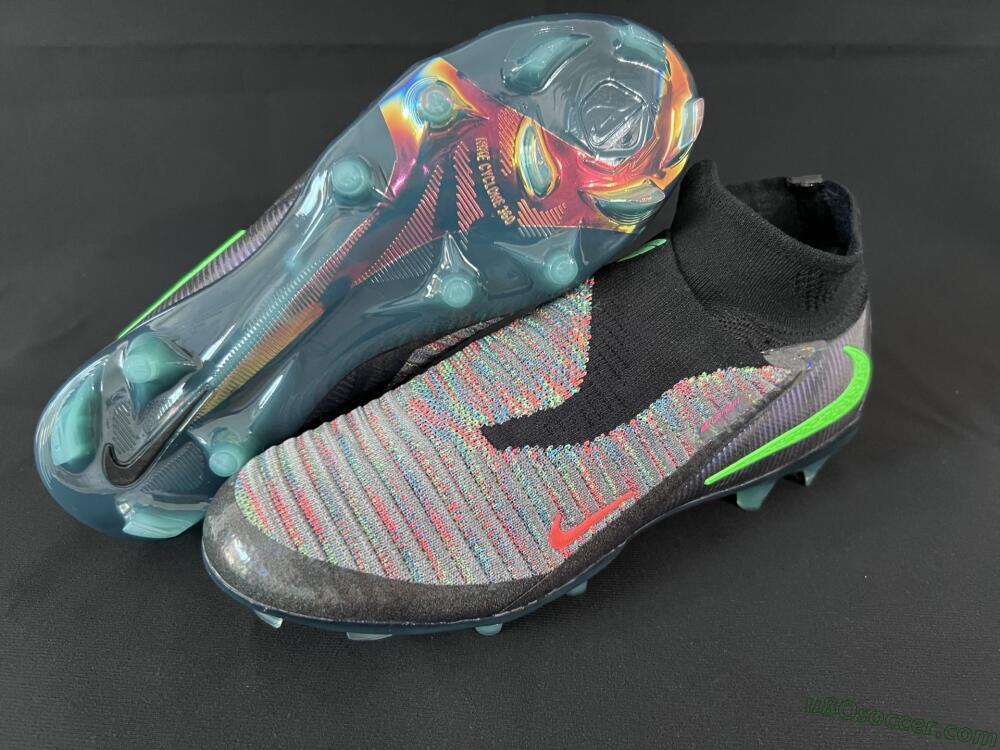 Nike Phantom 6 Elite FG Firm Ground Soccer Cleats - Black/Yellow/Red