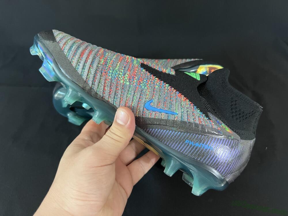 Nike Phantom 6 Elite FG Firm Ground Soccer Cleats - Black/Yellow/Red